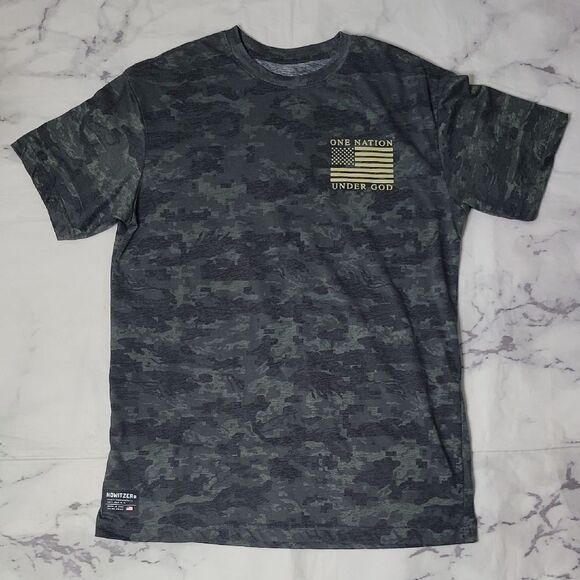 Howitzer Patriotic Camouflage T-Shirt - Gray - Picture 1 of 7